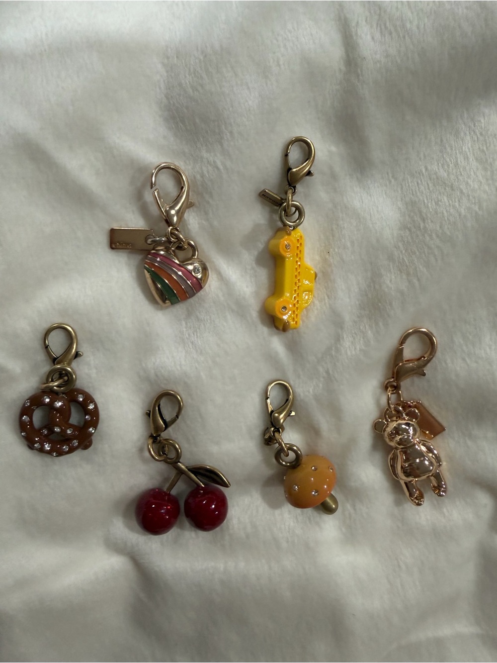 Coach mini charms